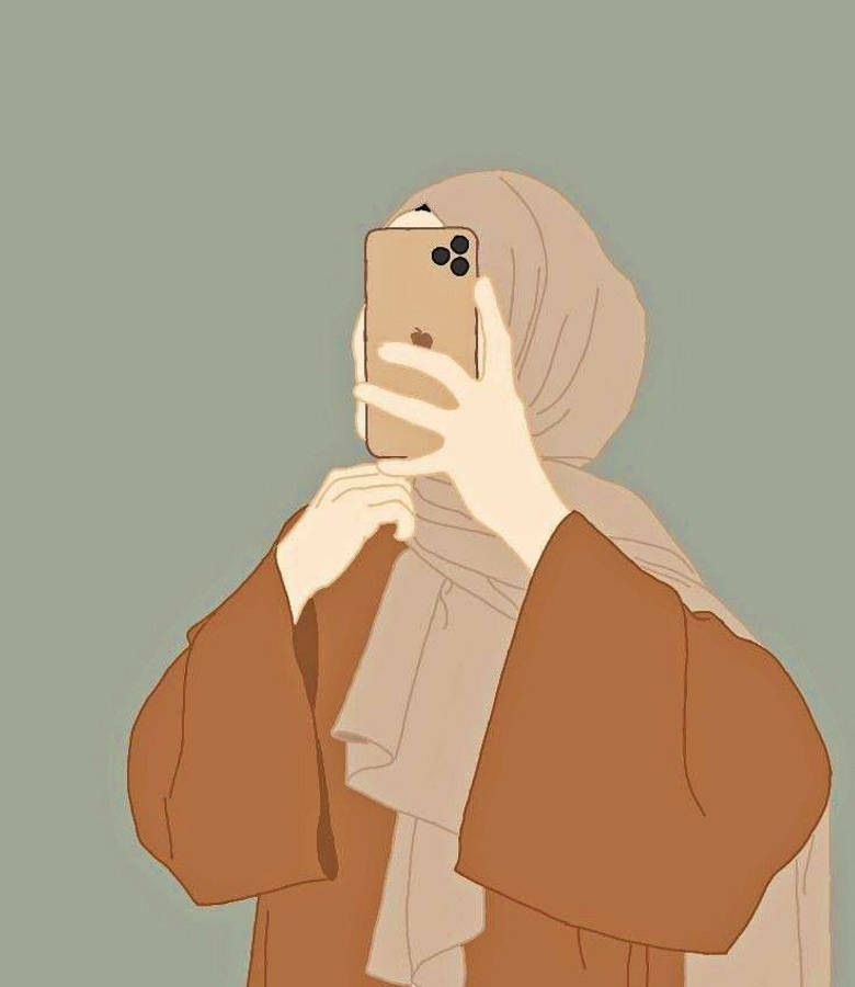 Hijab Cartoon 桌布