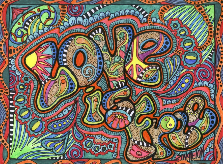 Hippie Aesthetic Laptop 桌布