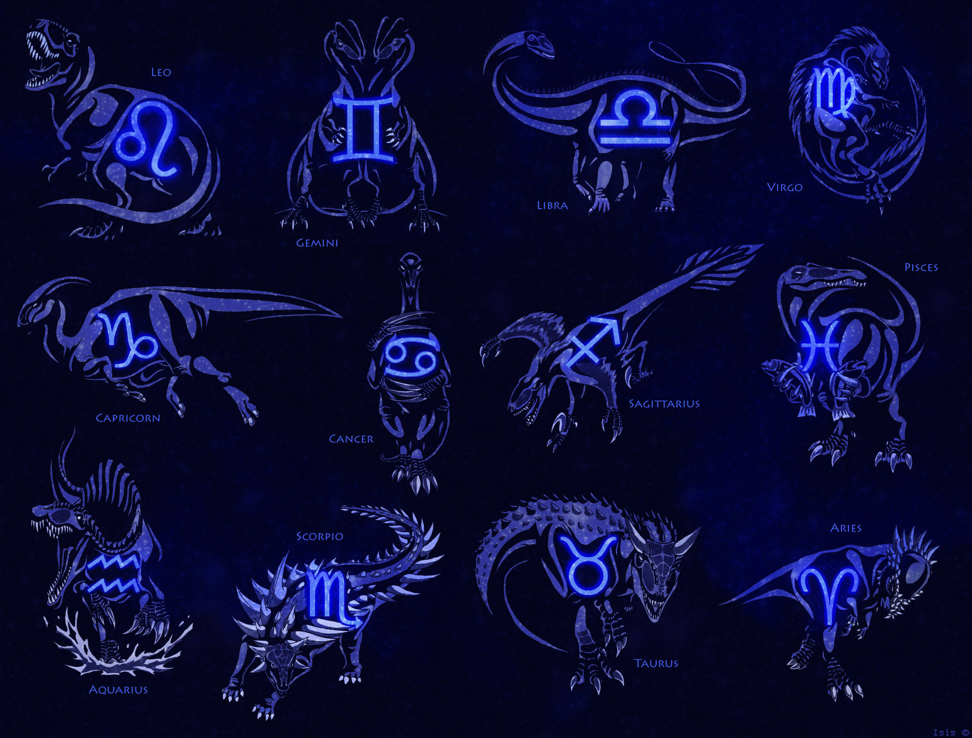 Horoscope 桌布