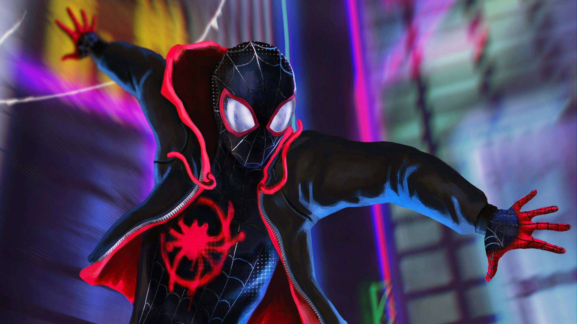 3840x2160 4K Spider Man Into The Spider Verse Wallpaper 38716