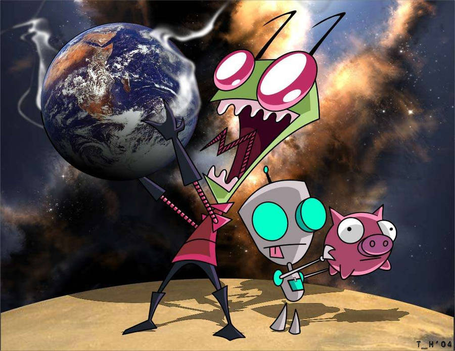 1024x790 Invader Zim Wallpaper For iPod