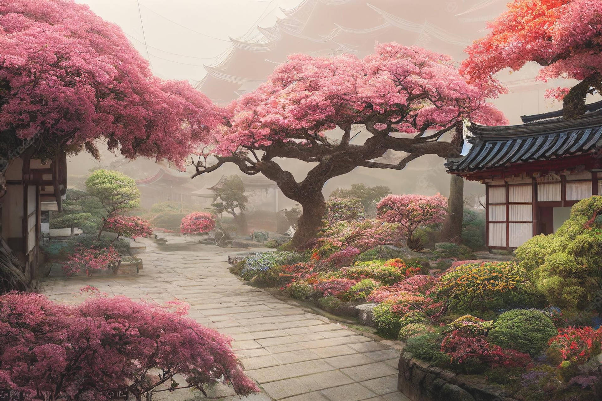 Japan Cherry Blossom 桌布