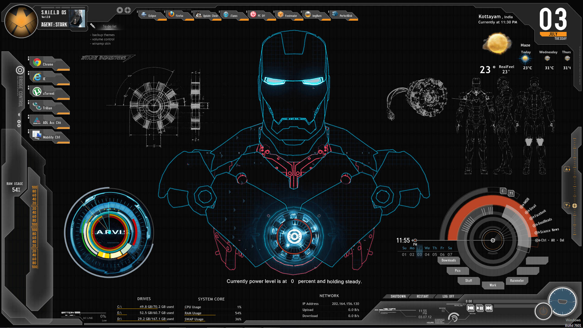 Jarvis 4K 桌布