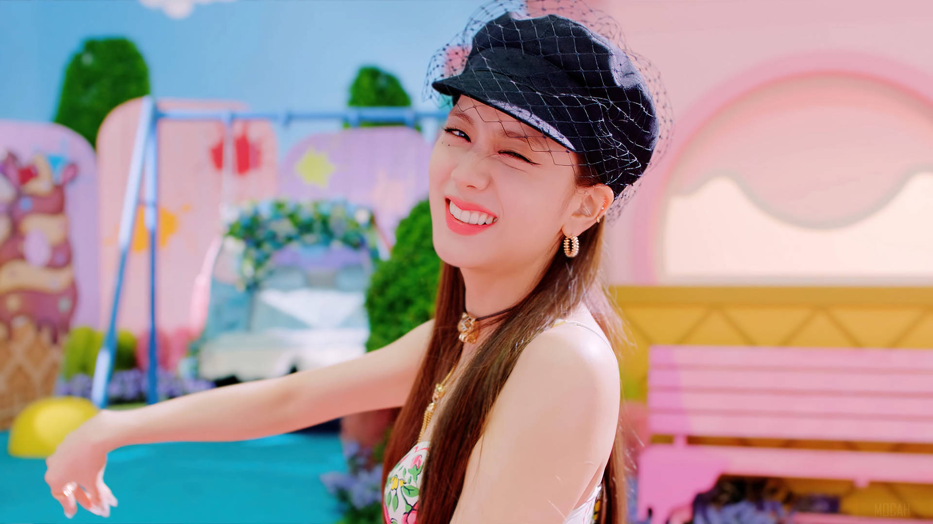 Jisoo Cute 桌布