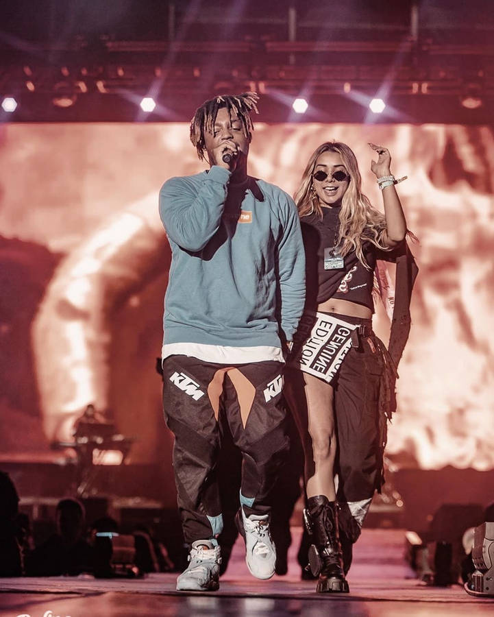 Juice Wrld And Ally 桌布