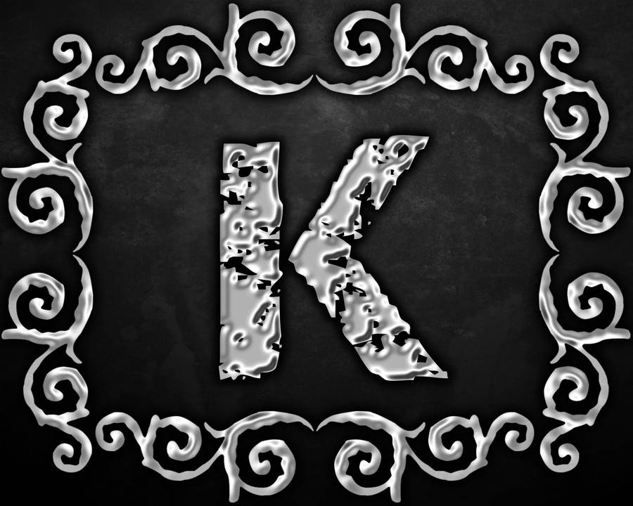 K Alphabet 桌布