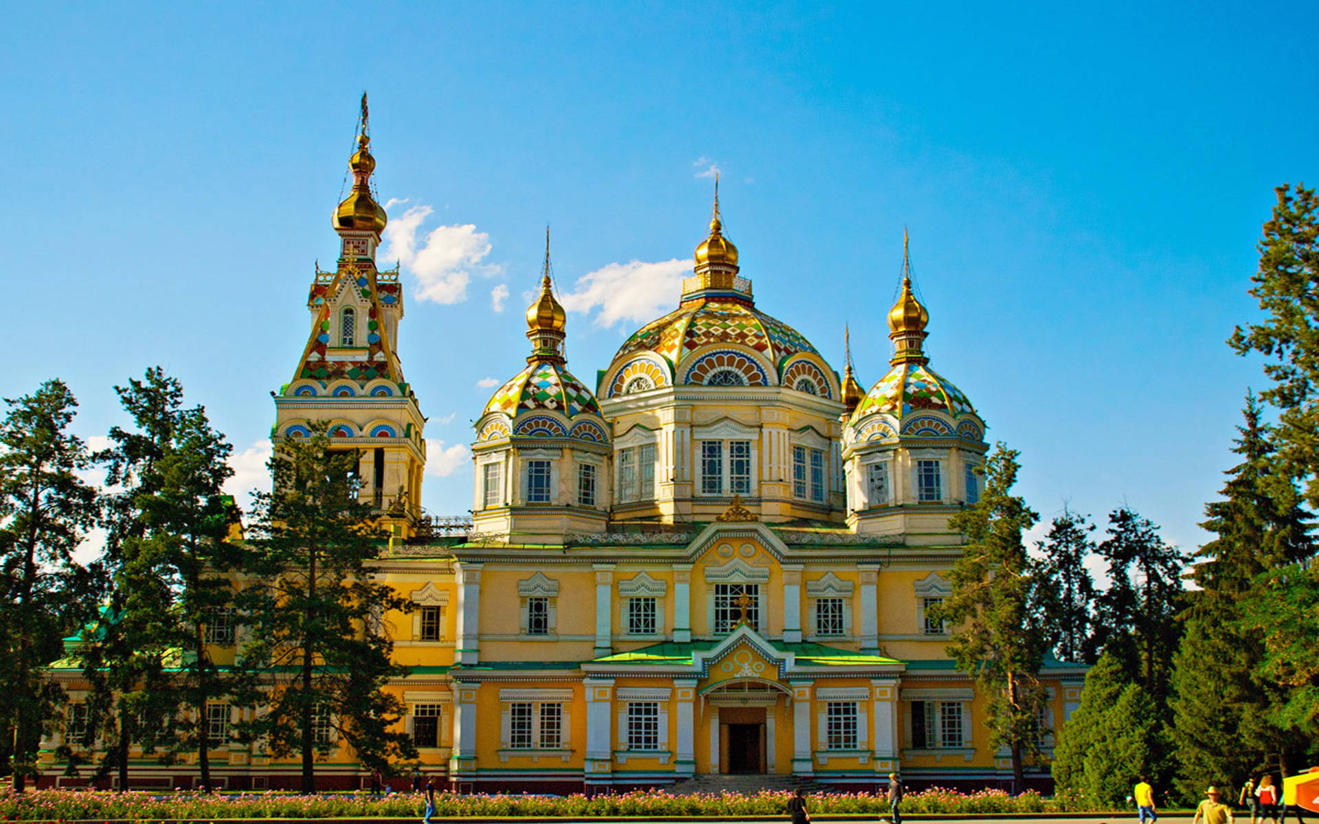 Religious Cathedral Cathedrals Man Made Kazakhstan HD Wallpaper | Background Image