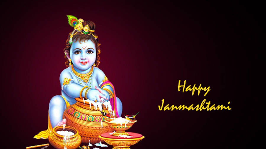 Krishna Janmashtami 桌布