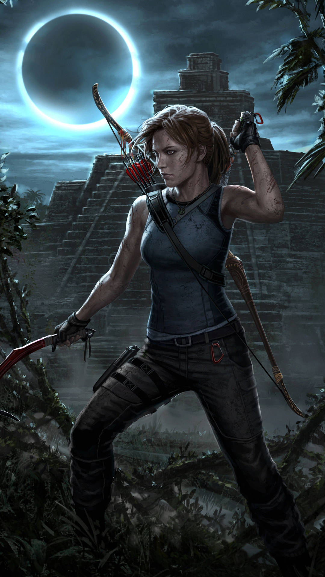 Lara Croft iPhone 桌布