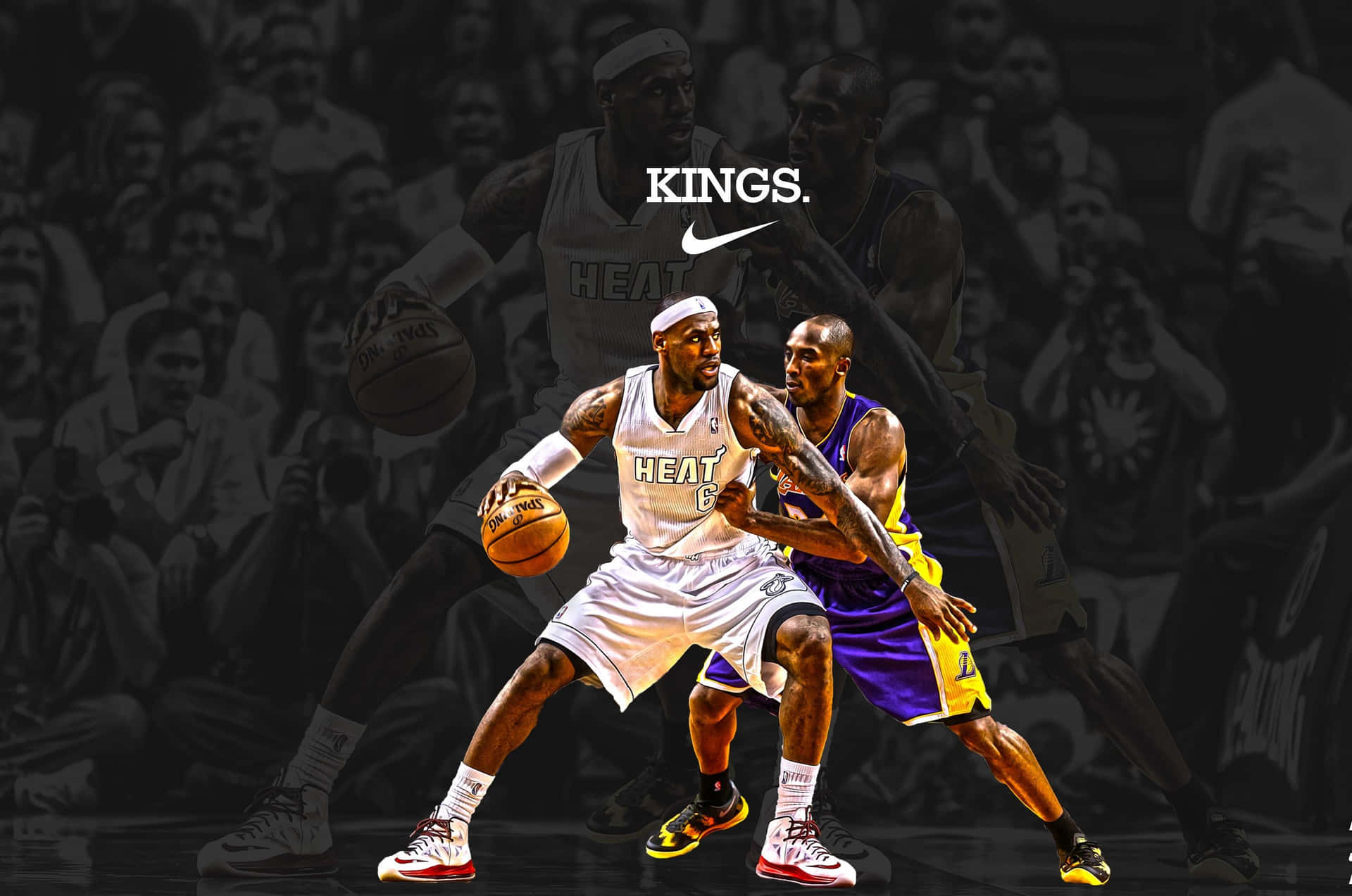 Lebron And Kobe 桌布