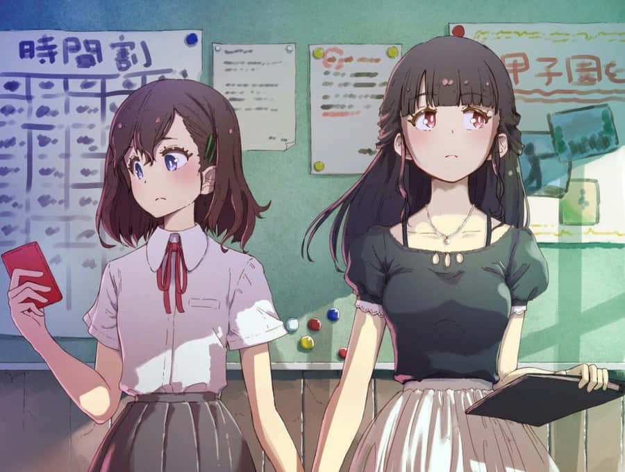 Lesbian Anime 桌布