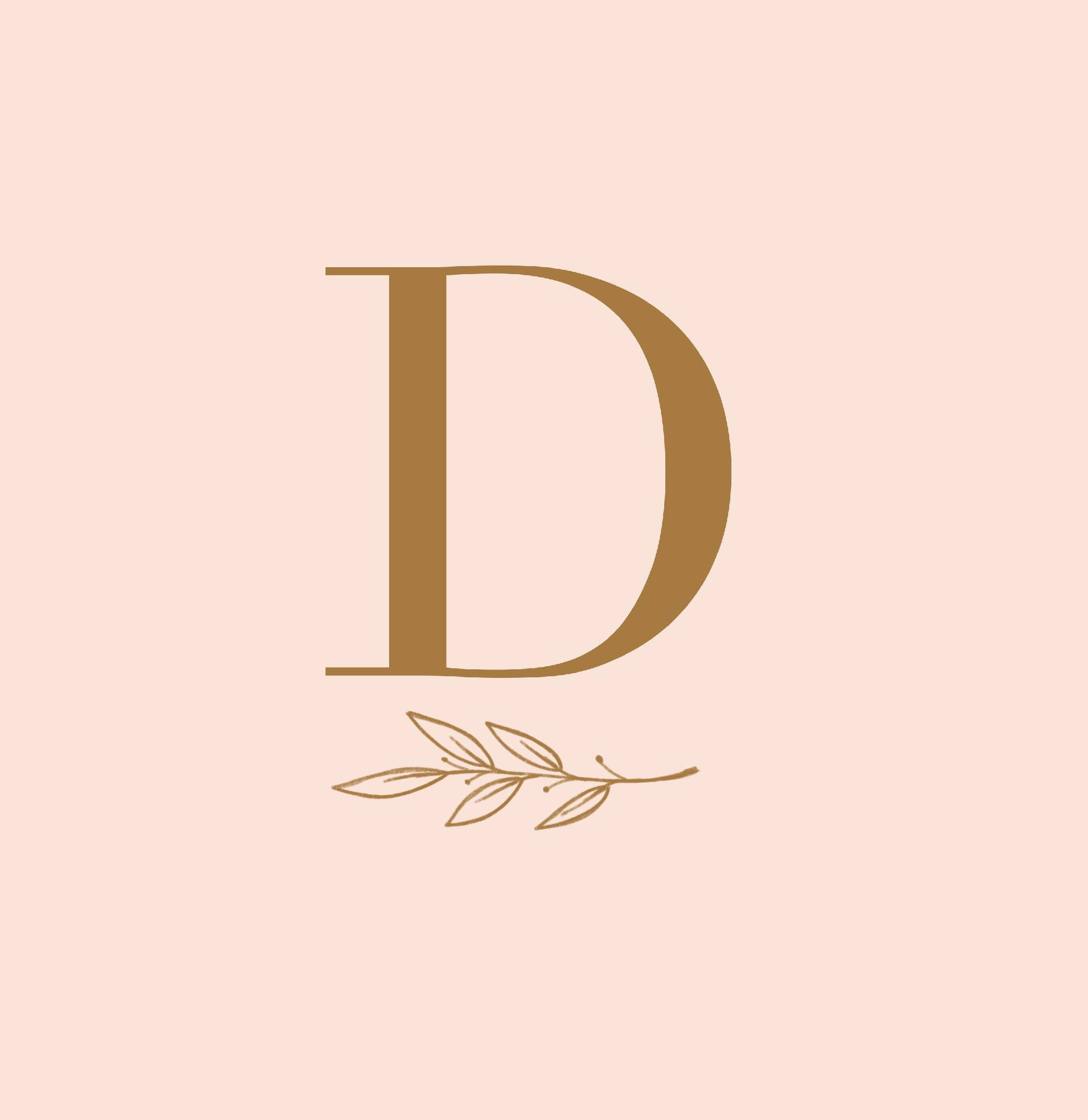 Letter D 桌布