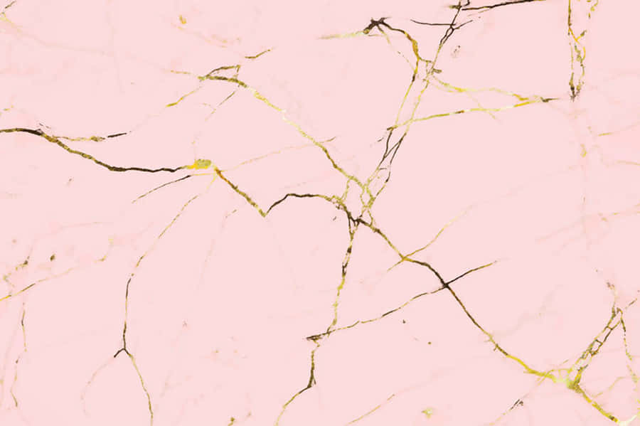 Light Pink And Gold 桌布