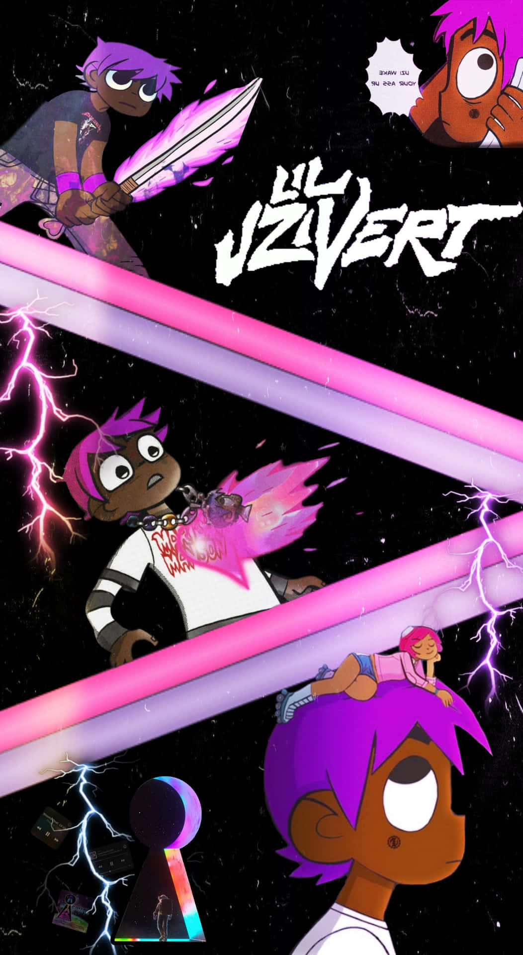 Lil Uzi Cartoon 桌布