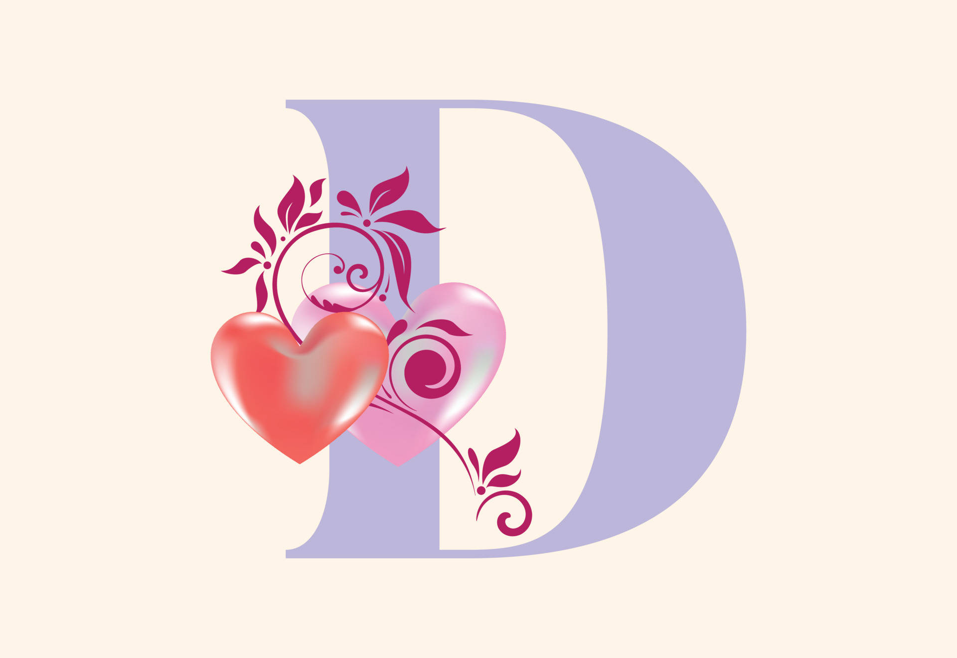 Love D 桌布
