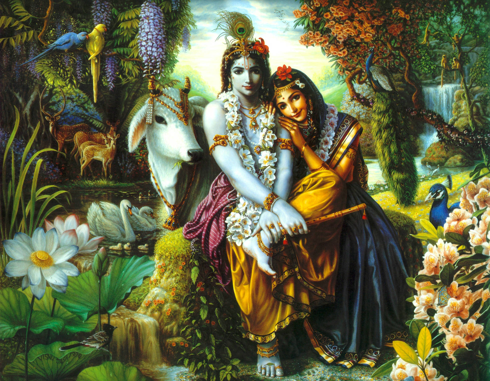 Mahabharat Krishna 桌布