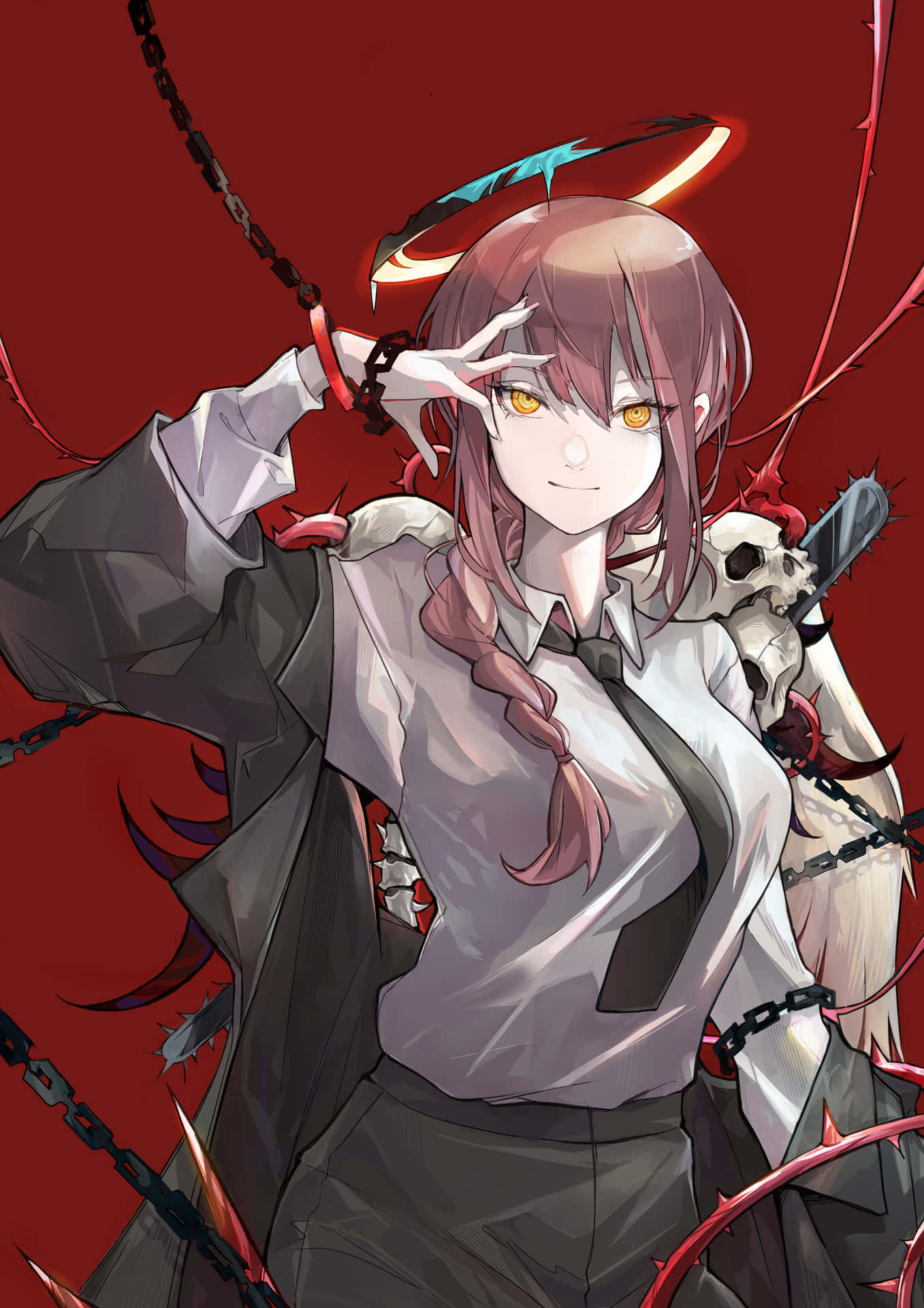Makima Chainsaw Man 桌布