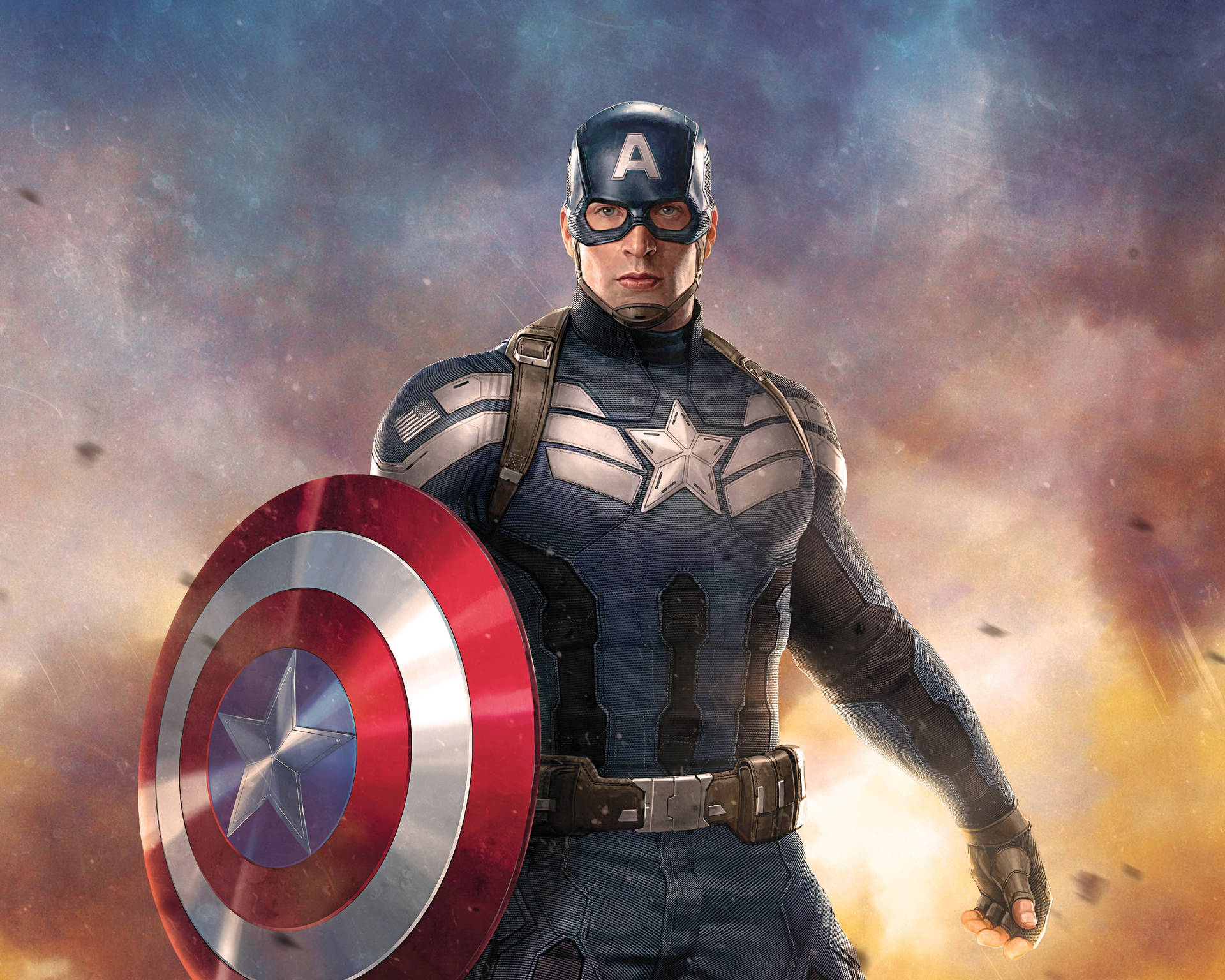 Marvel Captain America 桌布