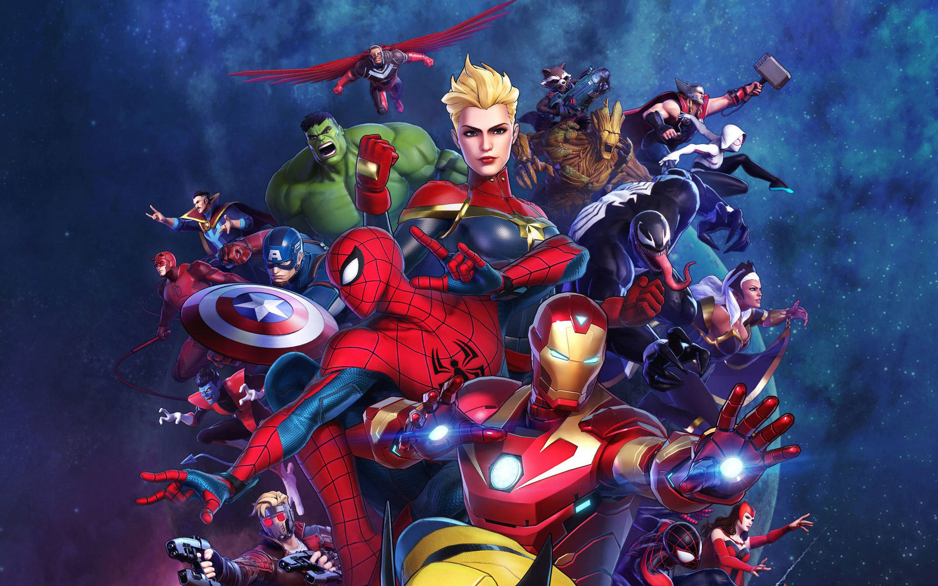 Marvel Superheroes 桌布