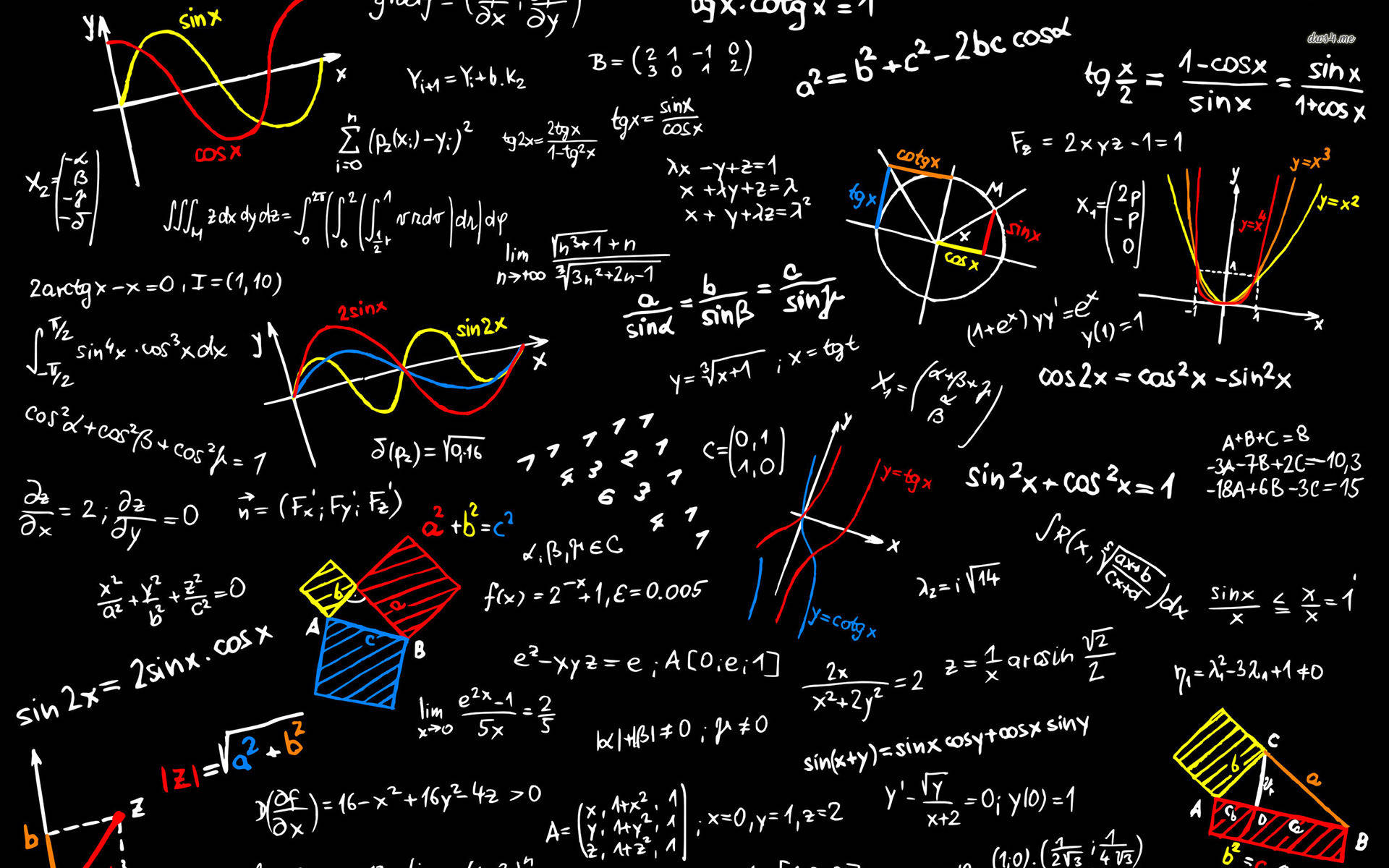 Mathematics 桌布