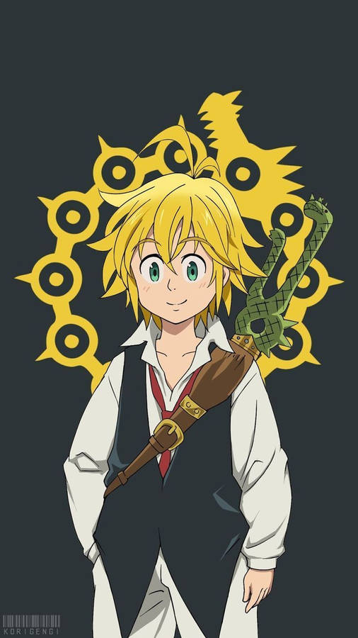 736x1308 Meliodas V2 – Korigengi. Wallpaper Anime:: Anime Wallpaper