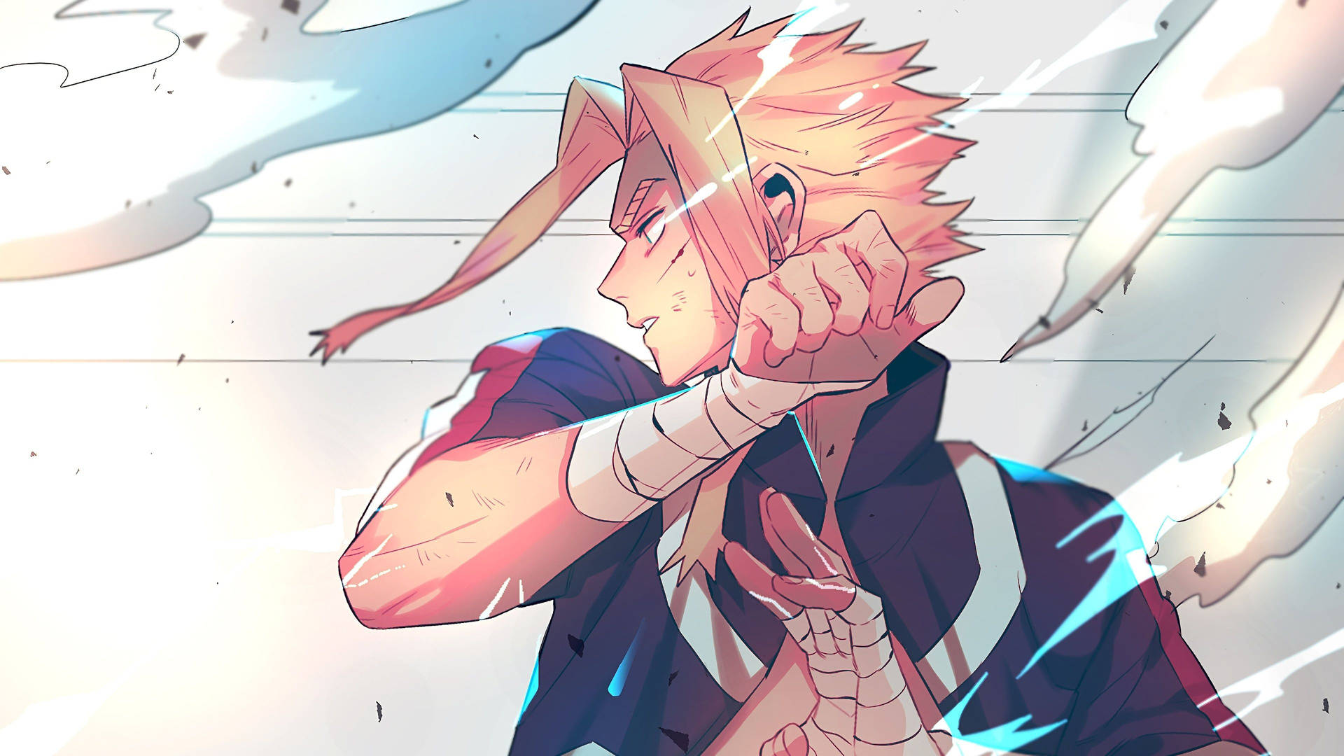 3840x2160 Download 3840x2160 wallpaper artwork, all might, toshinori yagi