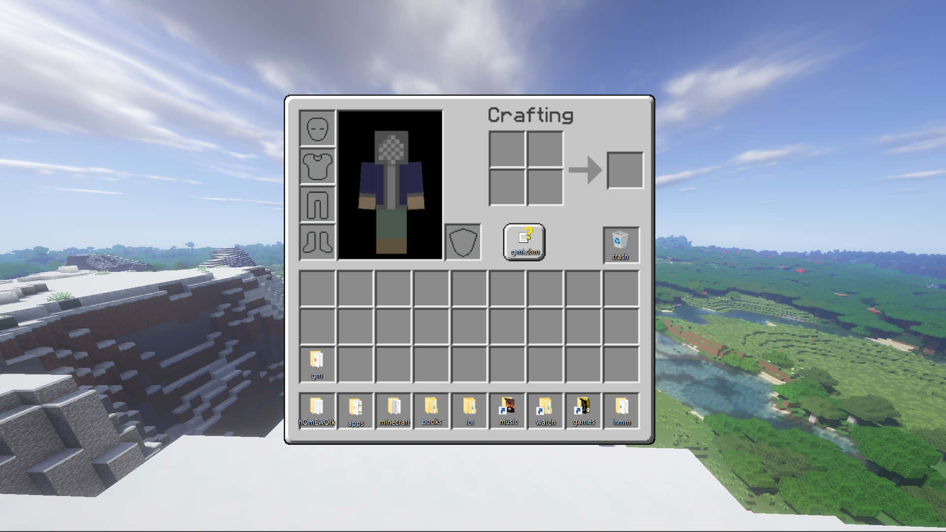 Minecraft Inventory 桌布