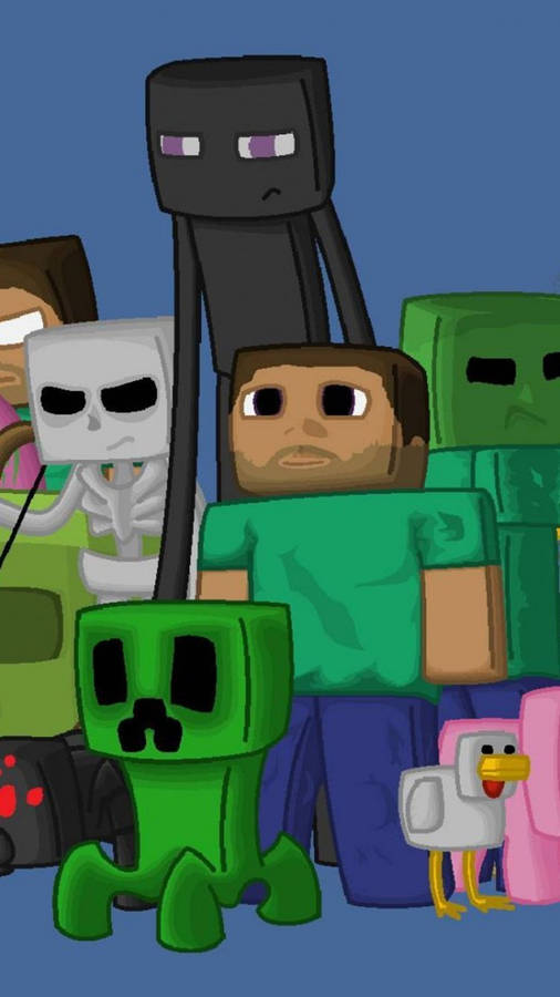 Minecraft iPhone 桌布