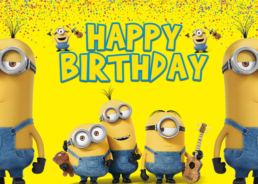 Minion Birthday 桌布