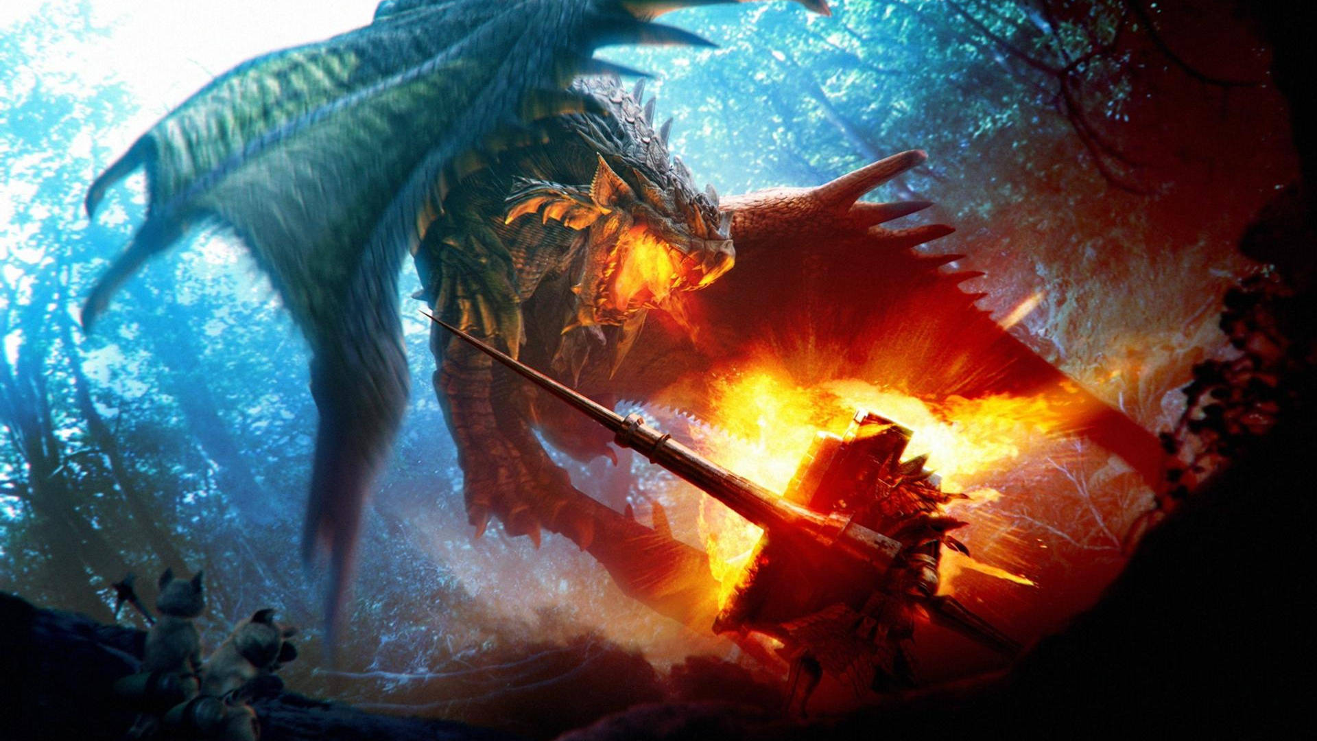 Monster Hunter 4K 桌布