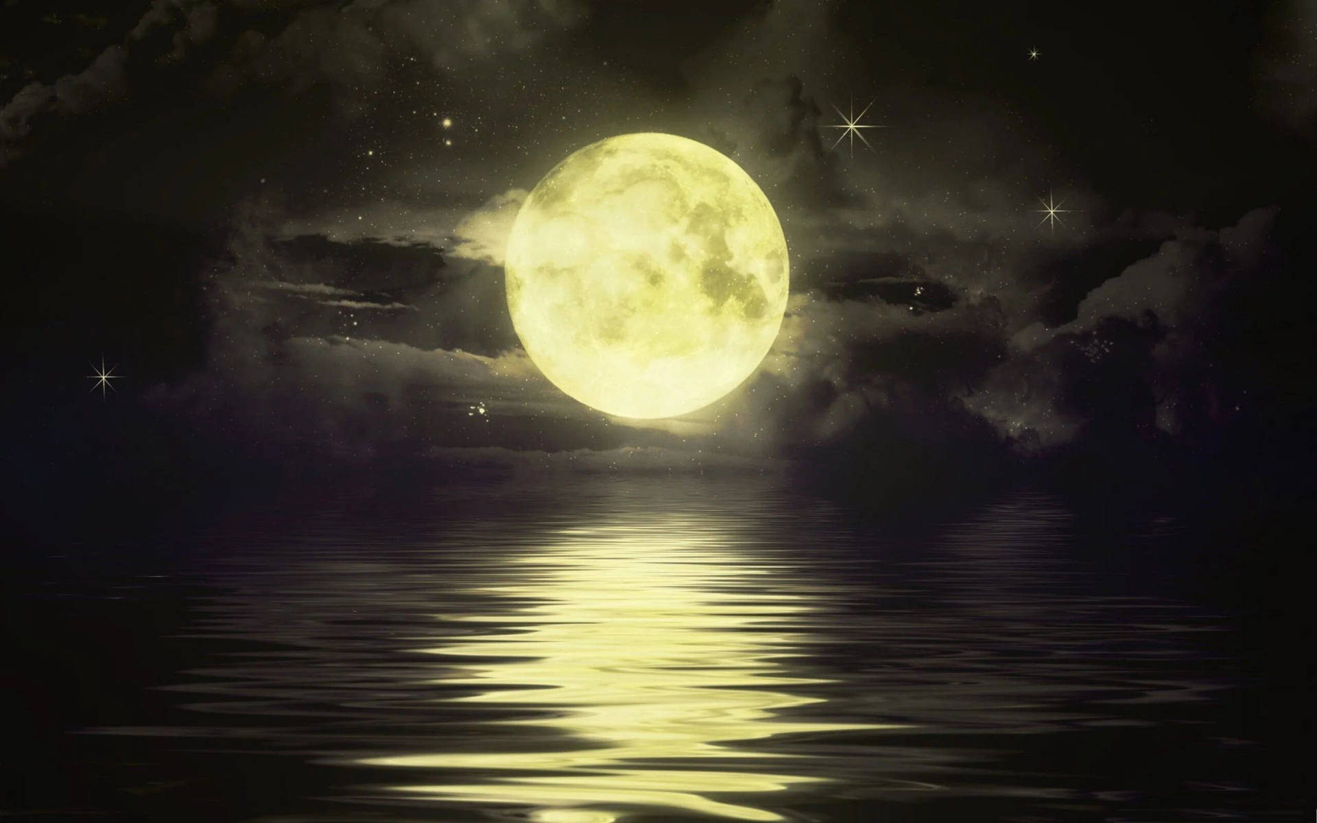 Moon And Stars 桌布