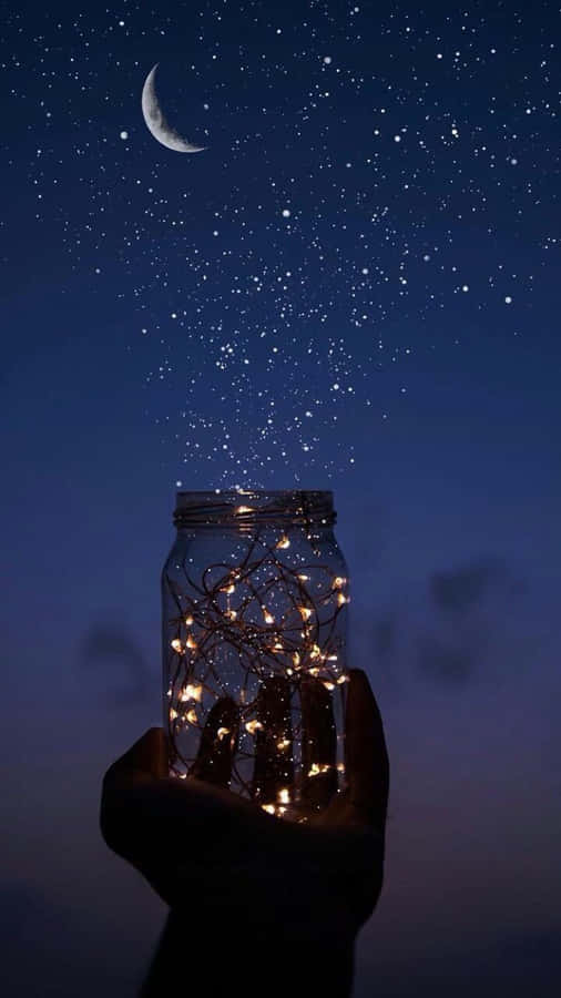 Moon And Stars iPhone 桌布