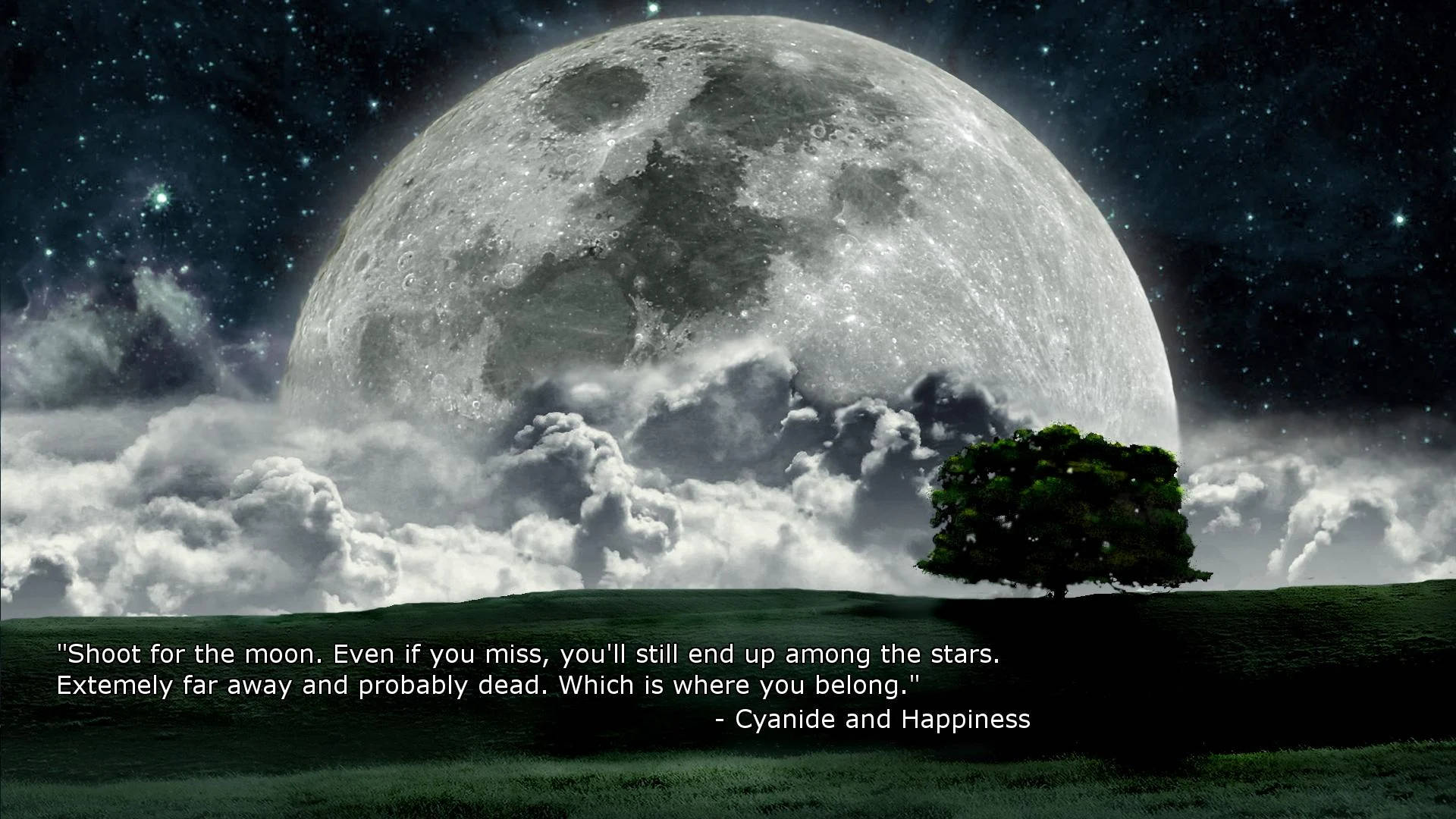 Moon Quotes 桌布