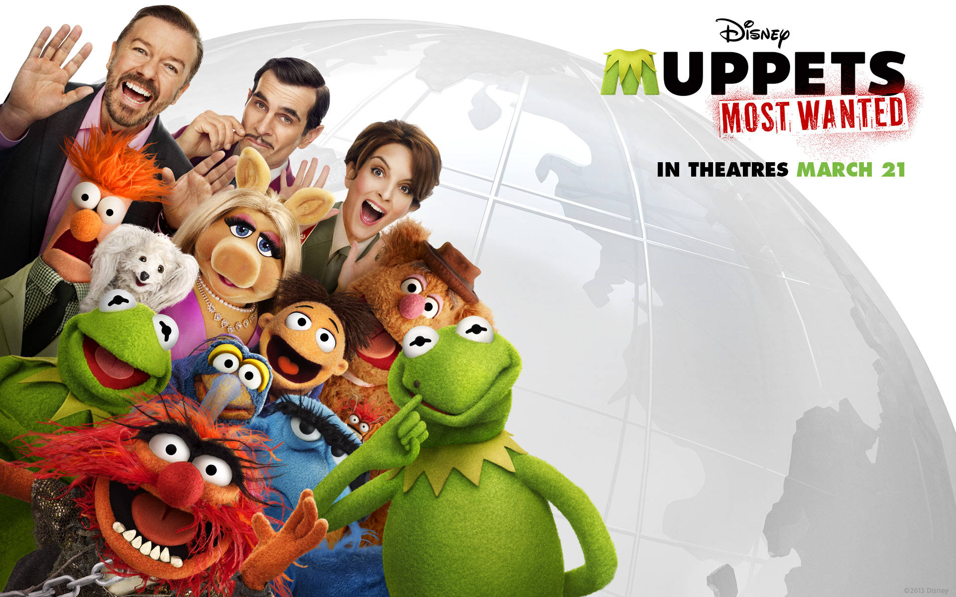 Muppets Most Wanted 桌布