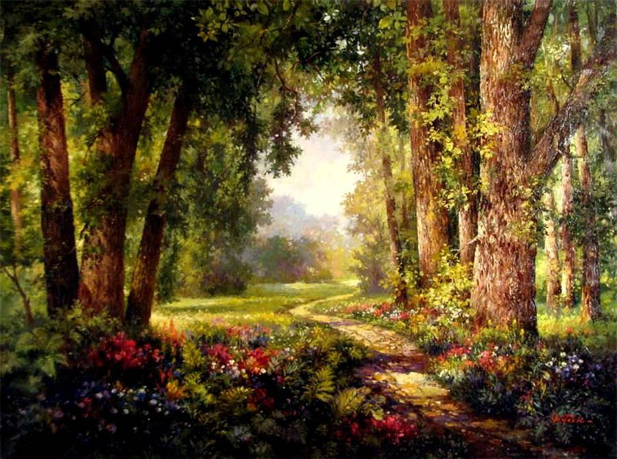 Mystical Forest 桌布