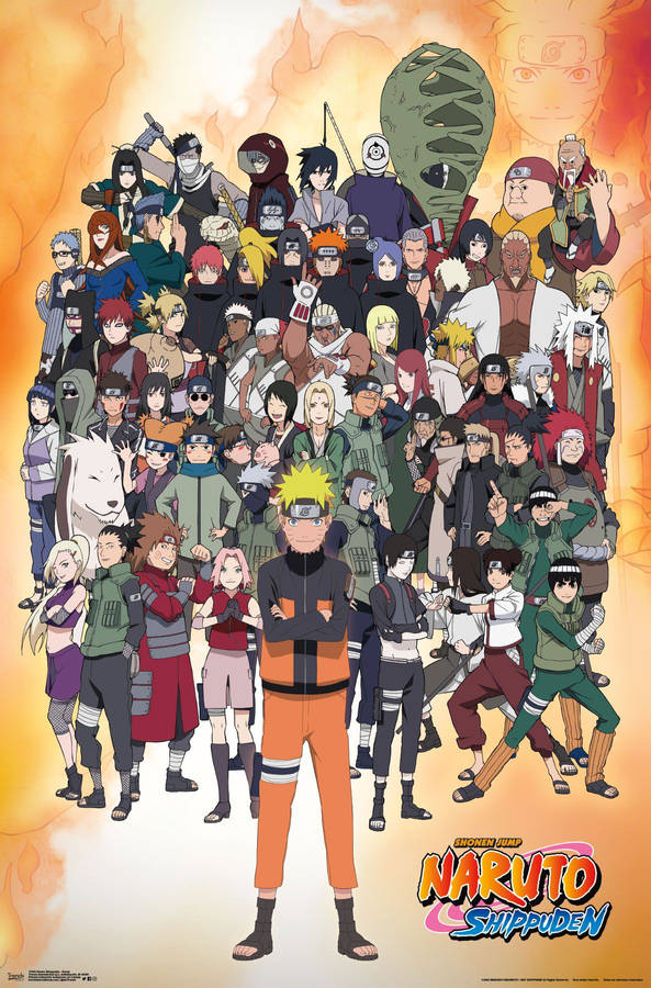 Naruto Shippuden All Characters 桌布