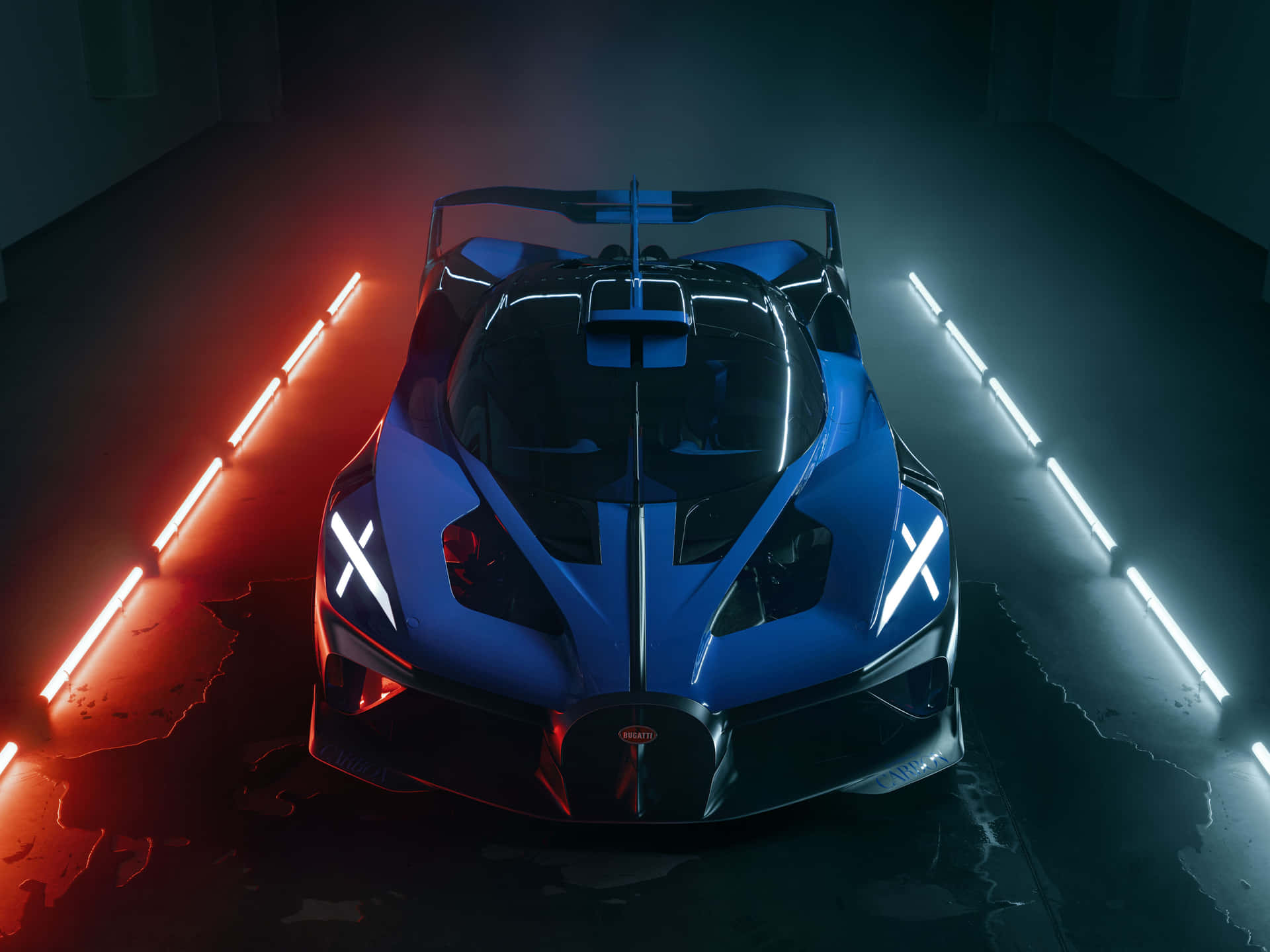 Neon Bugatti 桌布