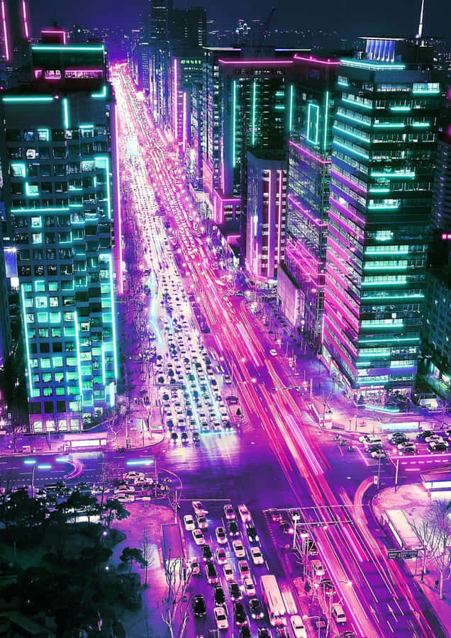 Neon City Aesthetic 桌布