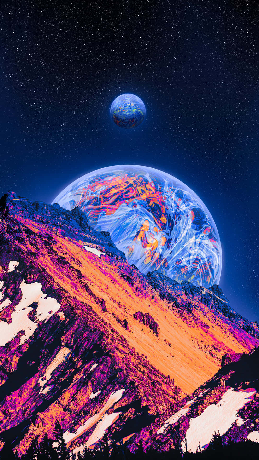 Neon Galaxy 桌布