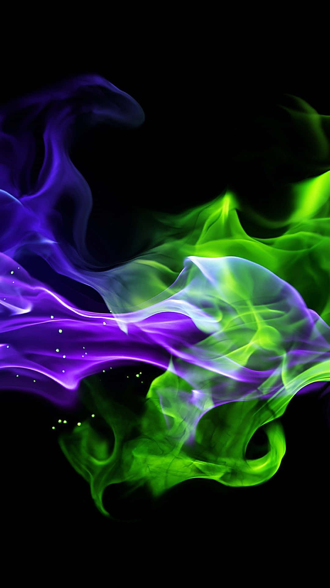 Neon Green And Purple 桌布