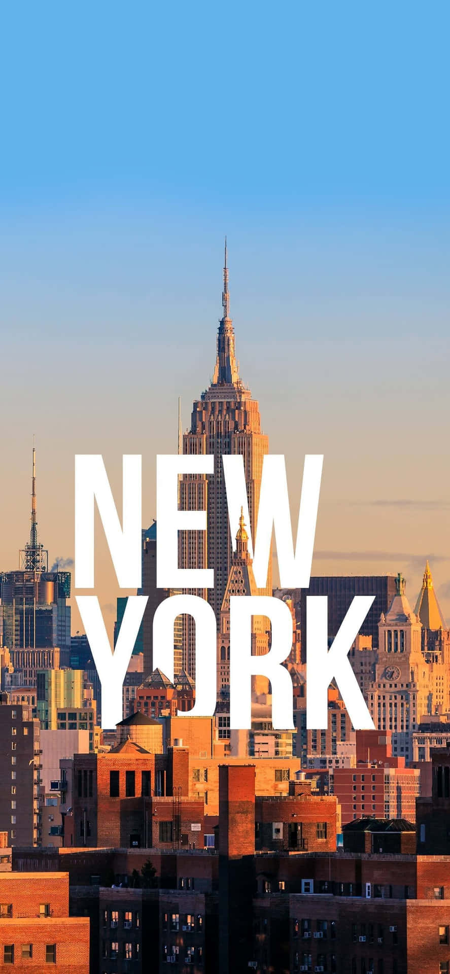 New York iPhone X 桌布