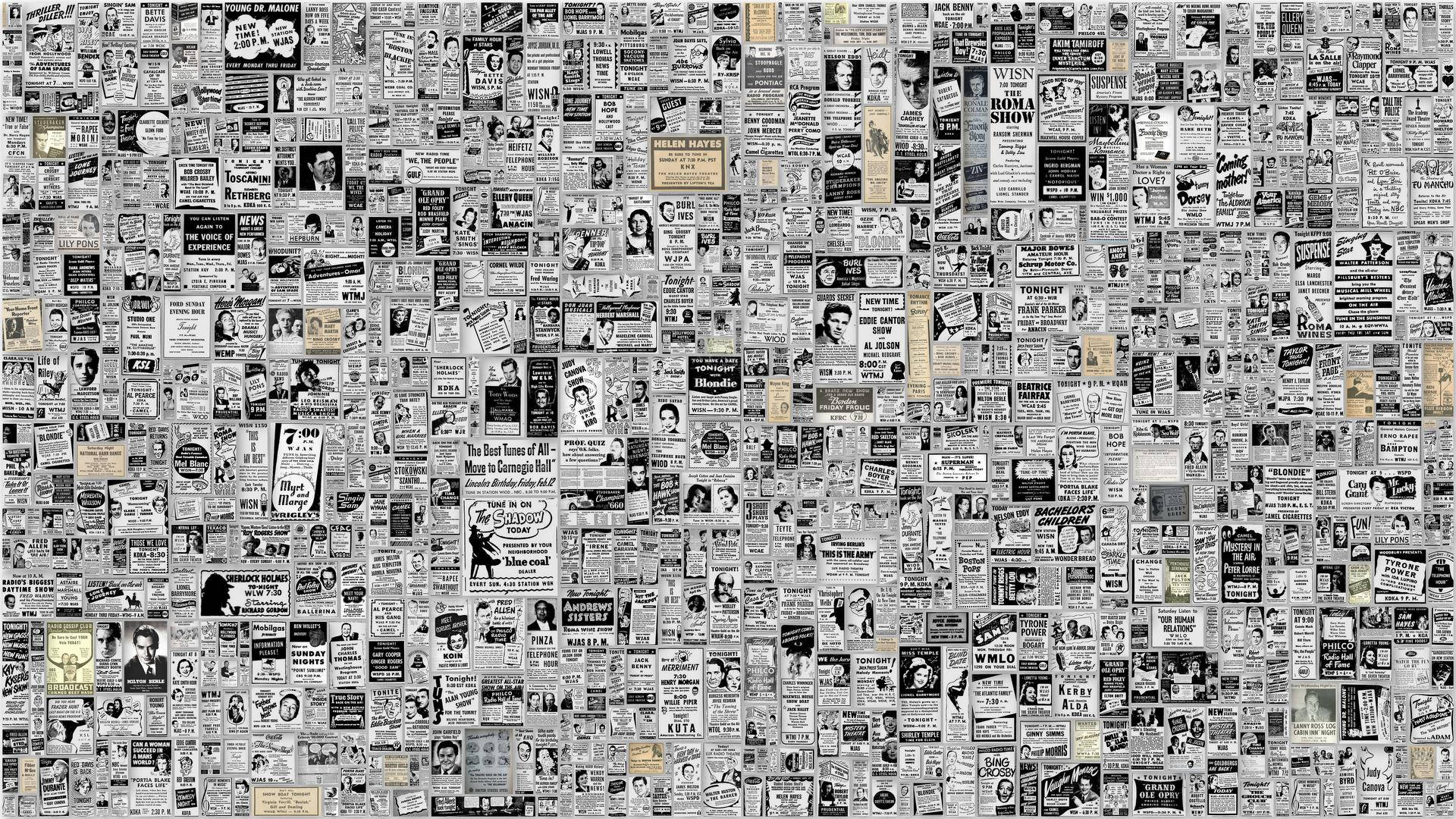 Newspaper Aesthetic 桌布