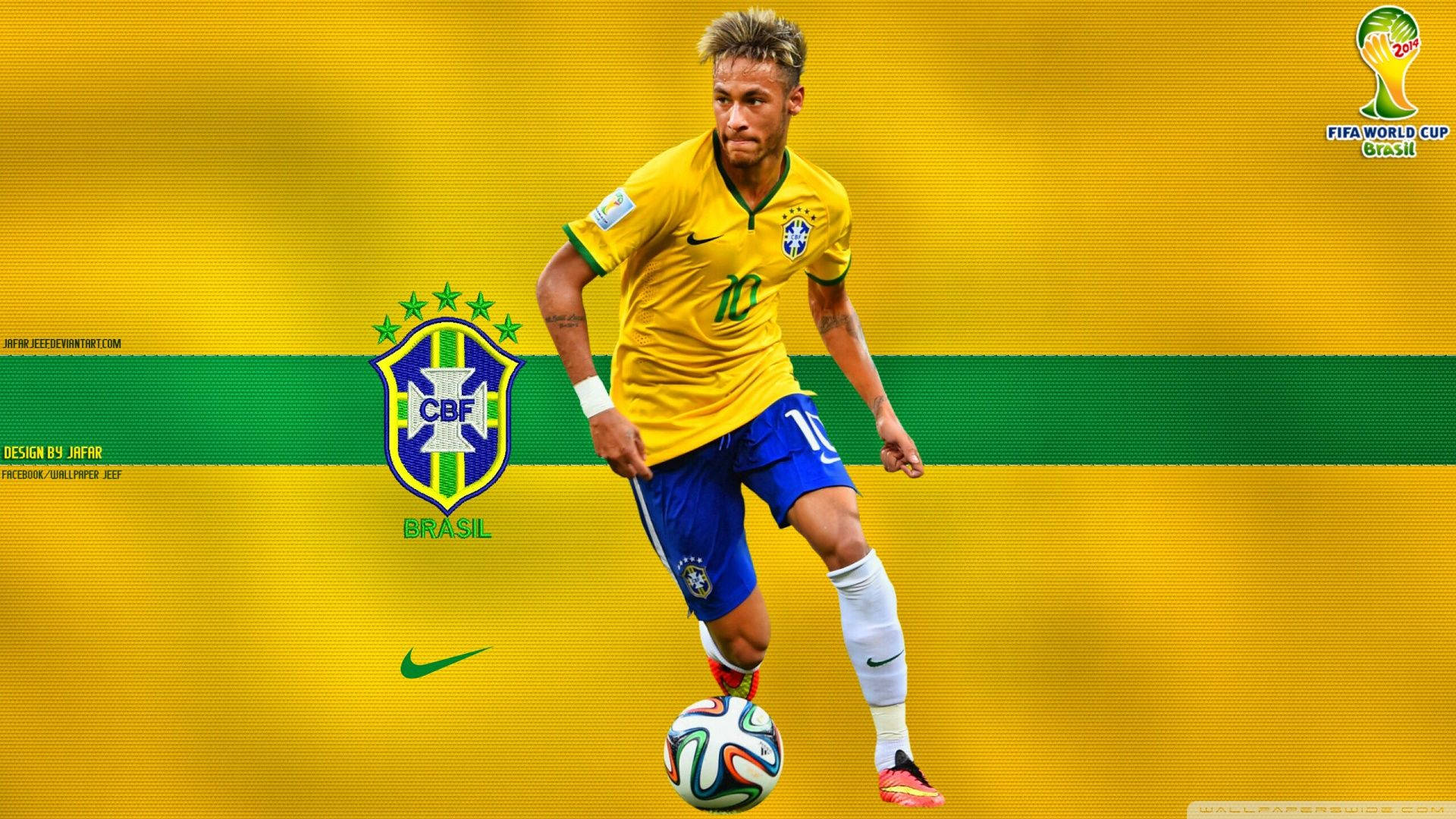 1920x1080 NEYMAR BRAZIL WORLD CUP 2014 ❤ 4K HD Desktop Wallpaper for 4K Ultra