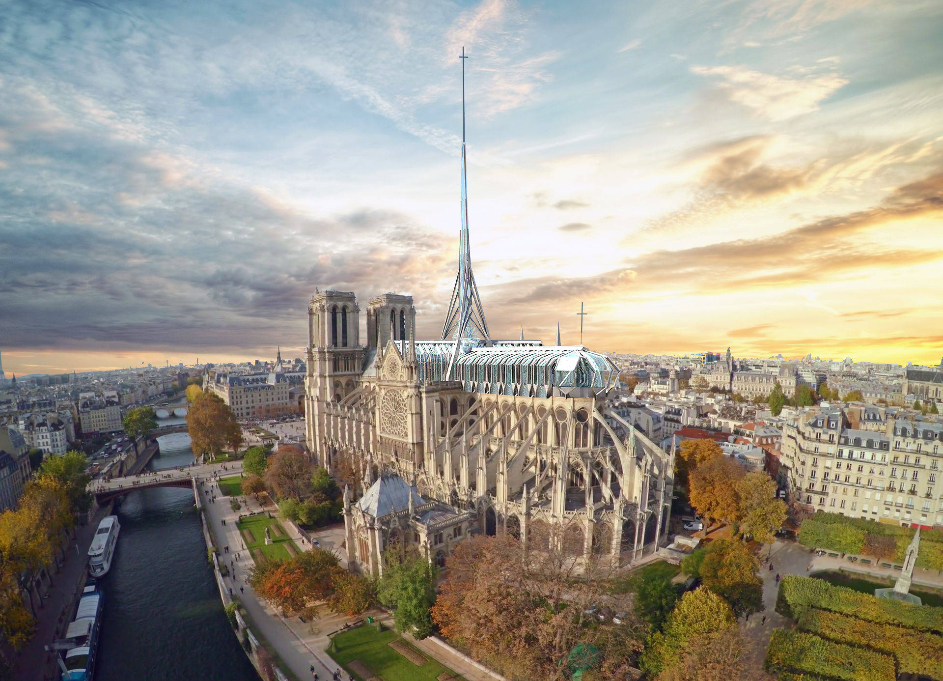 Notre Dame 桌布