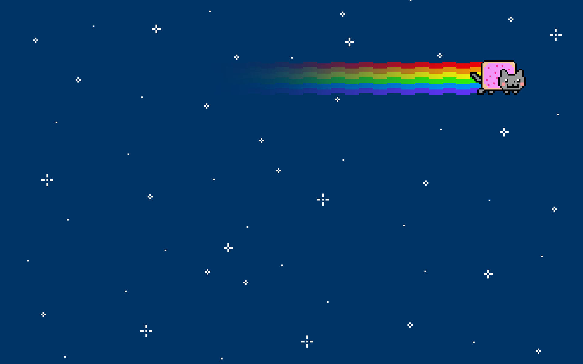 Outer space cats rainbows nyan cat wallpaper | | 21786 |  WallpaperUP