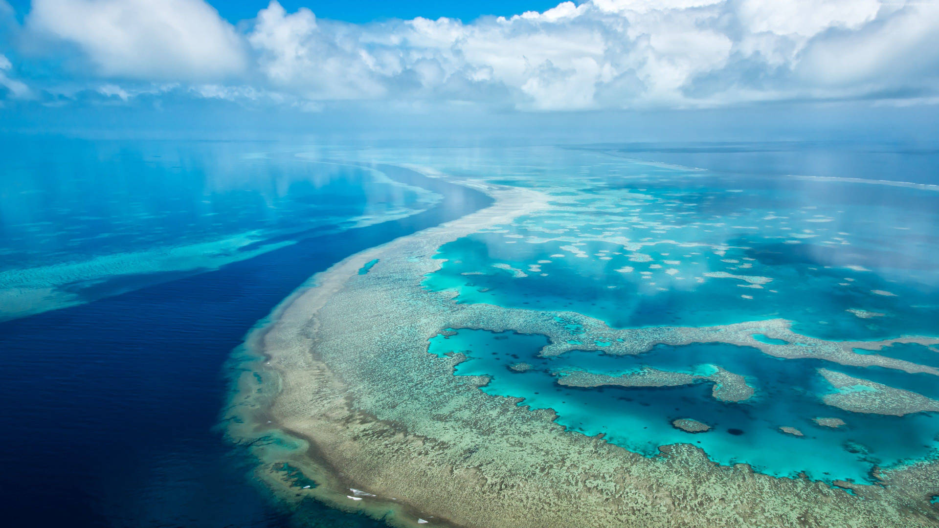 3840x2160 Ocean and Clouds 4K Ultra HD Wallpaper