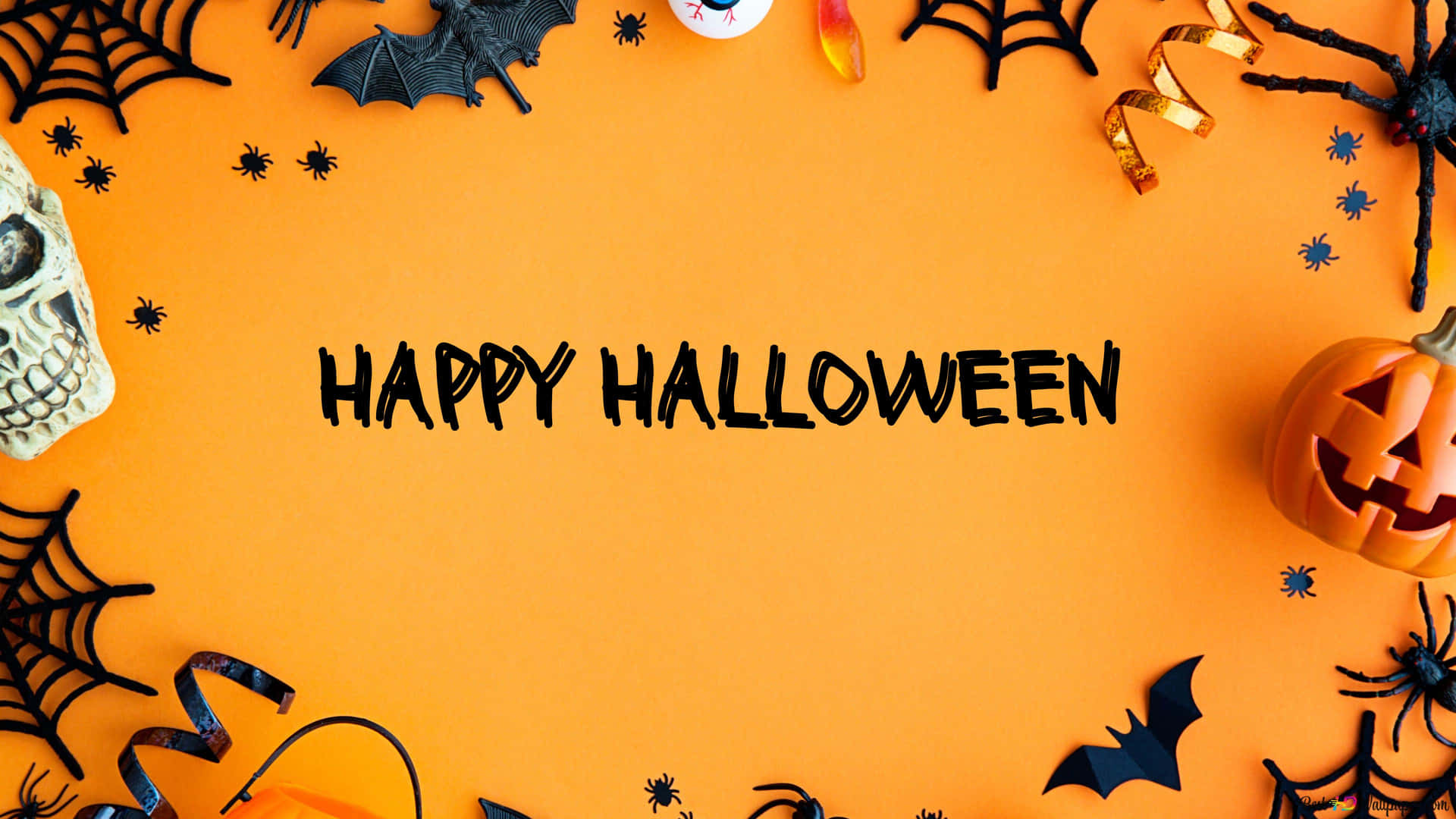 Orange Halloween 桌布