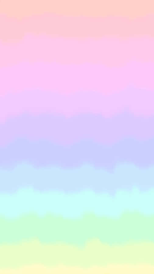 Pastel Rainbow iPhone 桌布