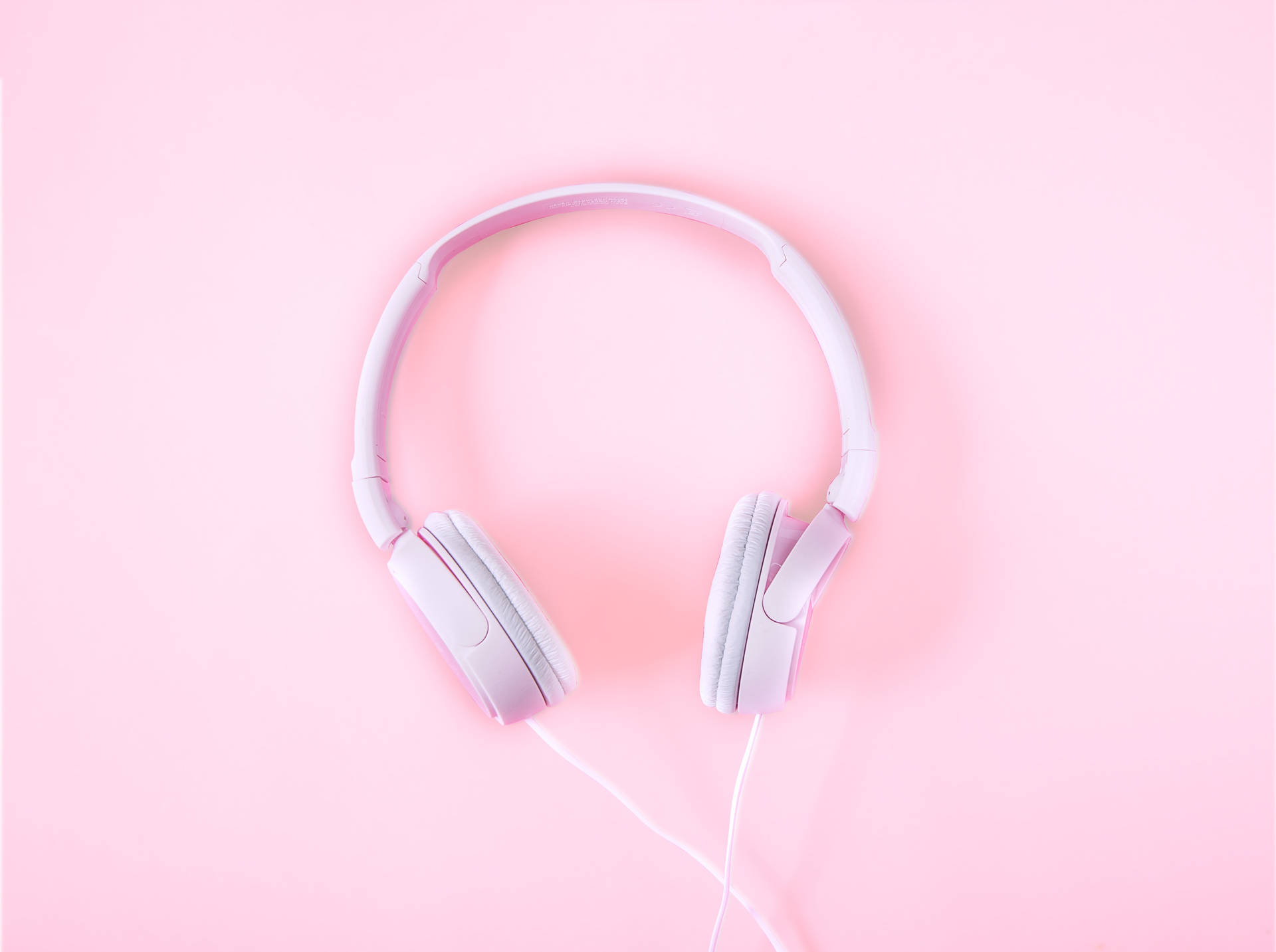 Preview wallpaper headphones, pink, tender