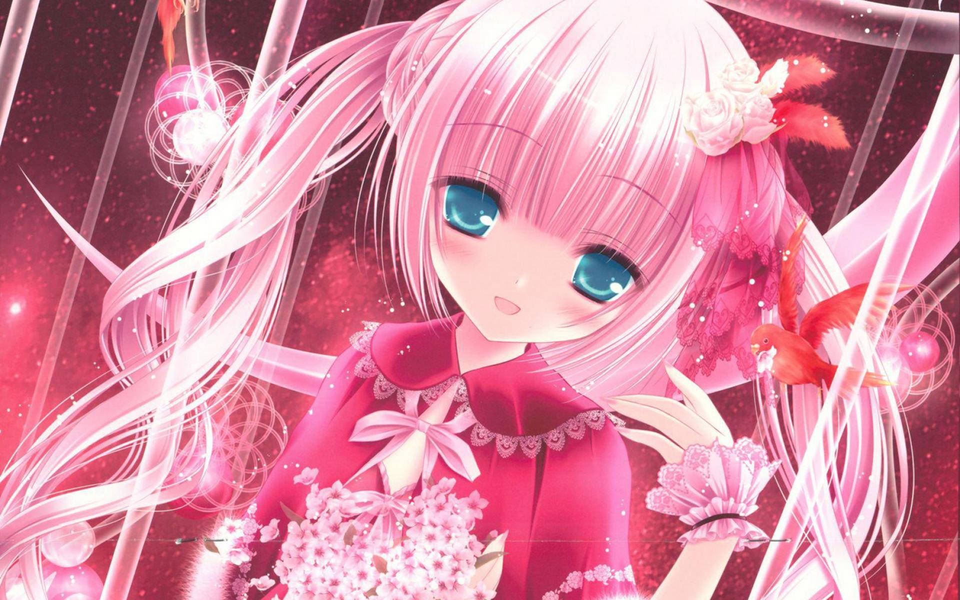 Pink Anime Aesthetic 桌布